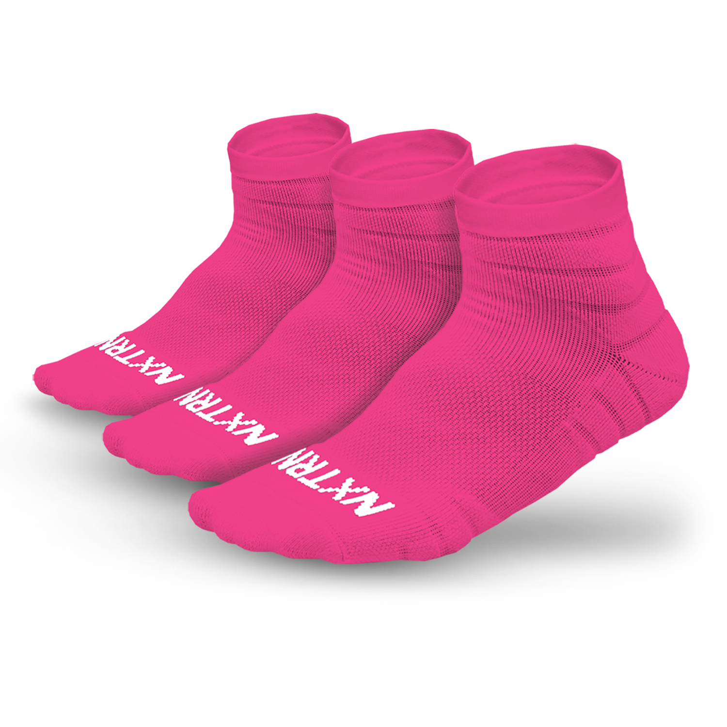 Chaussettes NXTRND Quarter roses (3 paires)