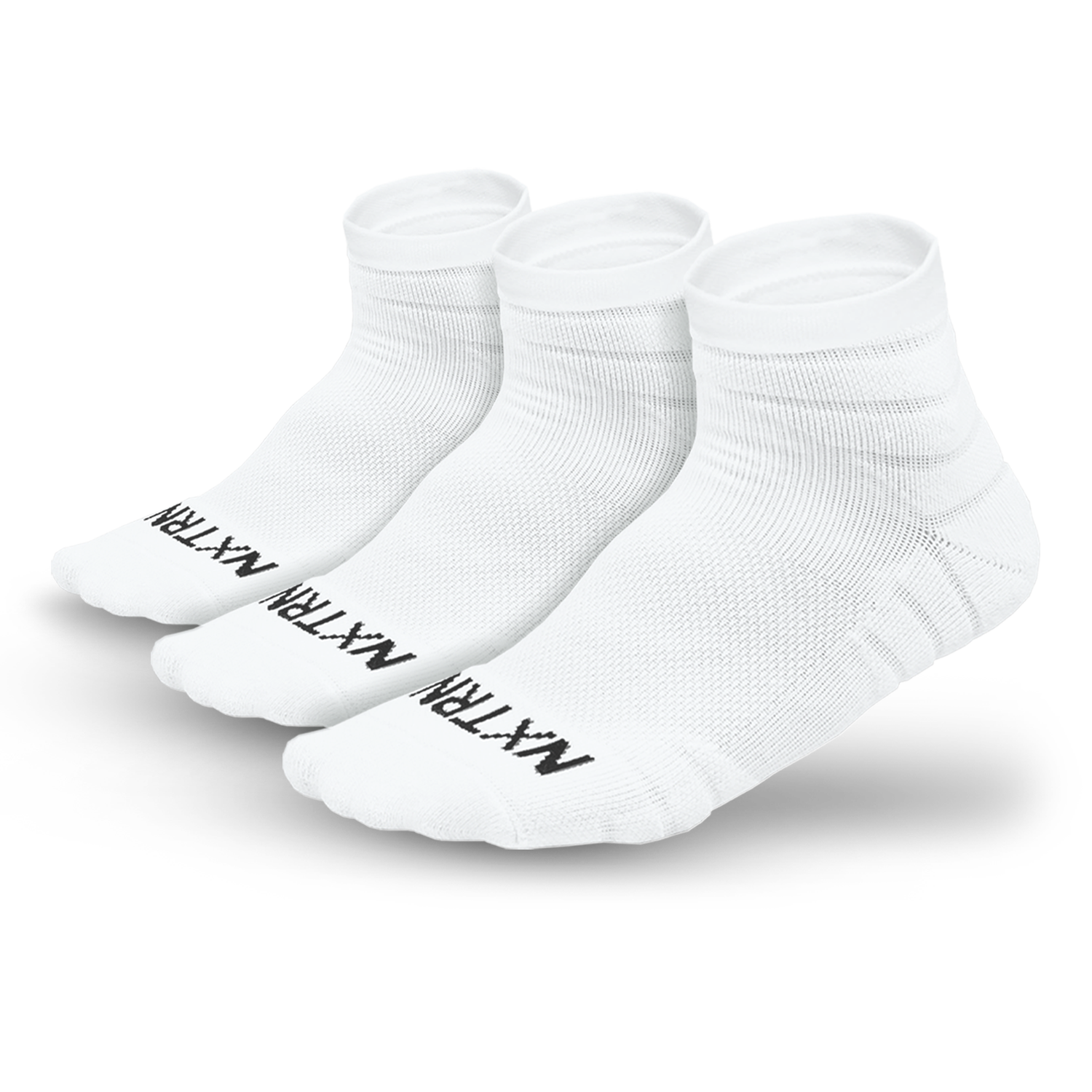 NXTRND Quarter Socks White (3-Pairs)