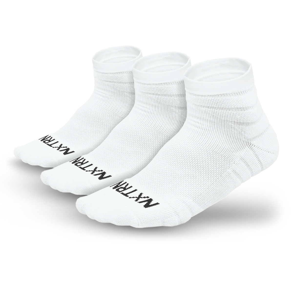 NXTRND Quarter Socks White (3-Pairs)