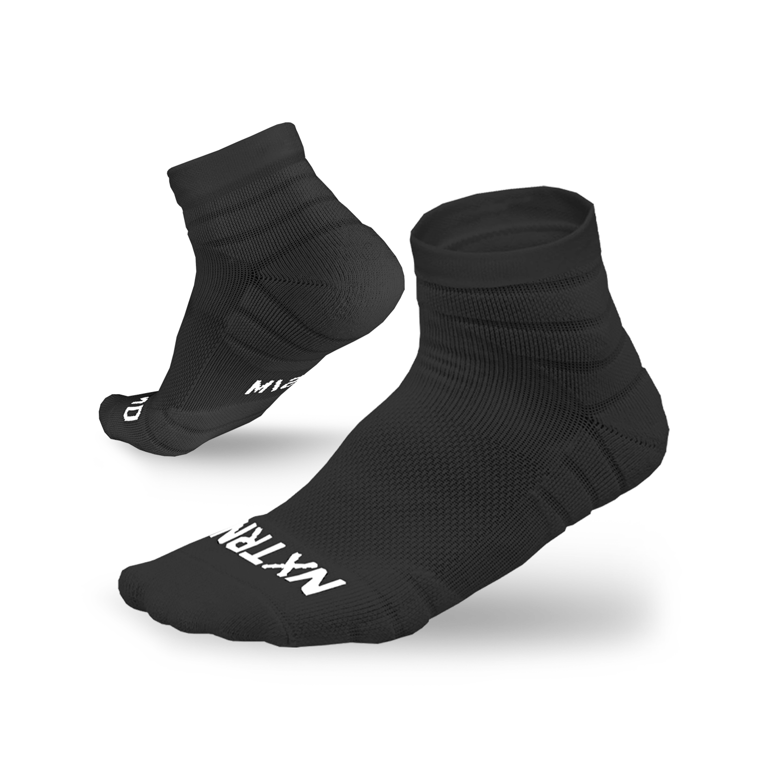 NXTRND Quarter Socks Black (3-Pairs)