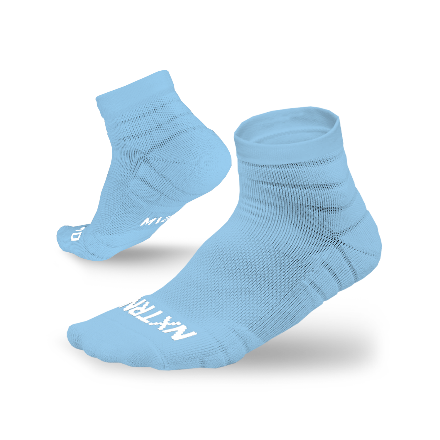 NXTRND Quarter Socks Columbia Blue (3-Pairs)