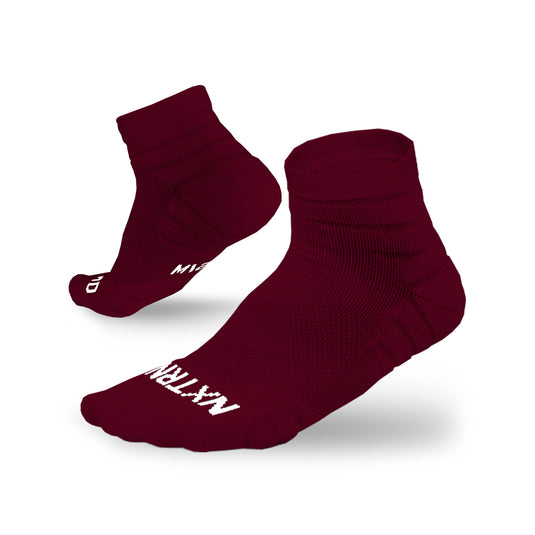 NXTRND Quarter Football Socks Maroon 3-Pairs