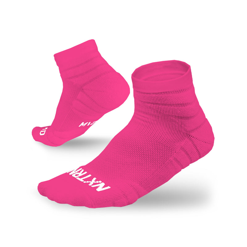 Load image into Gallery viewer, NXTRND Quarter Football Socks Pink 3-Pairs
