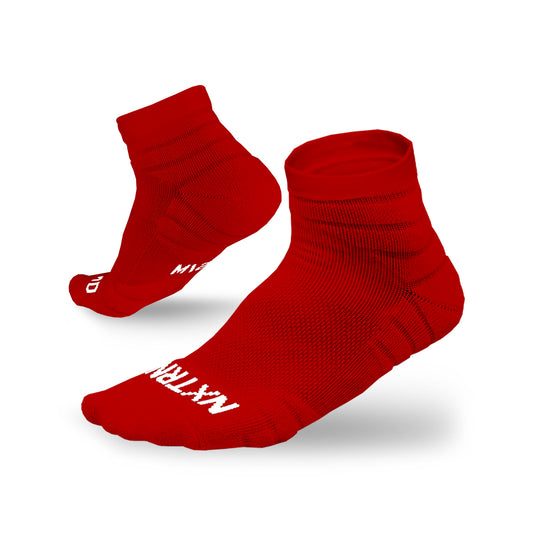 NXTRND Quarter Football Socks Red 3-Pairs