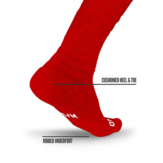 Nike Squad Leg Sleeve, Red / L-XL