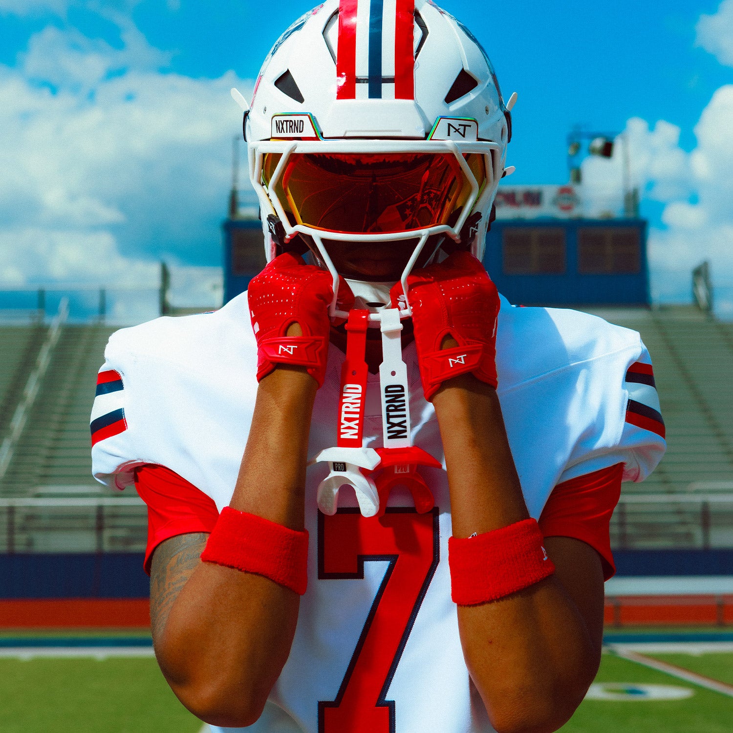 Visière de football NXTRND VZX rouge