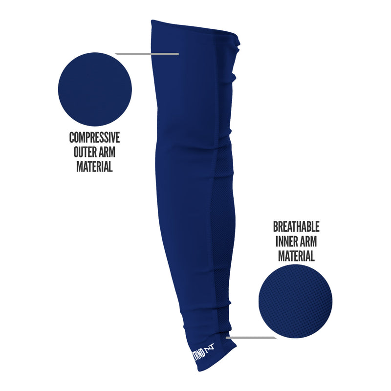 Load image into Gallery viewer, NXTRND AirTek™ Arm Sleeves Navy Blue (1 Pair)
