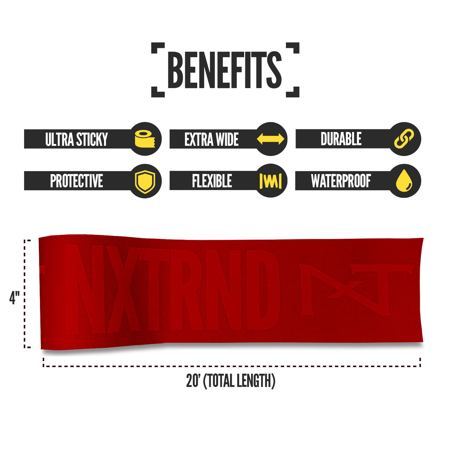 Nxtrnd TRF® Turf Tape Red