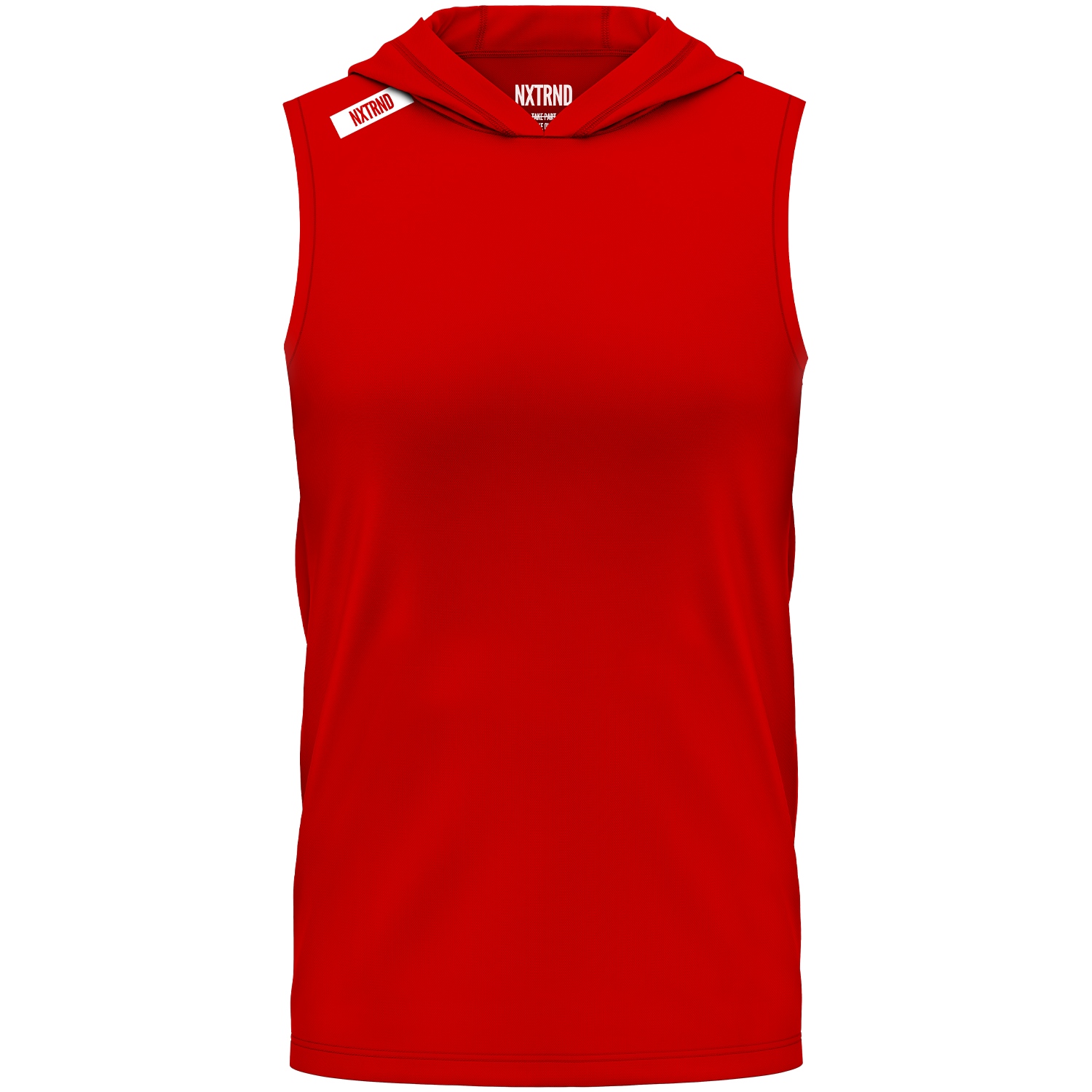 Nxtrnd Team Lightweight Sleeveless Hoodie Red