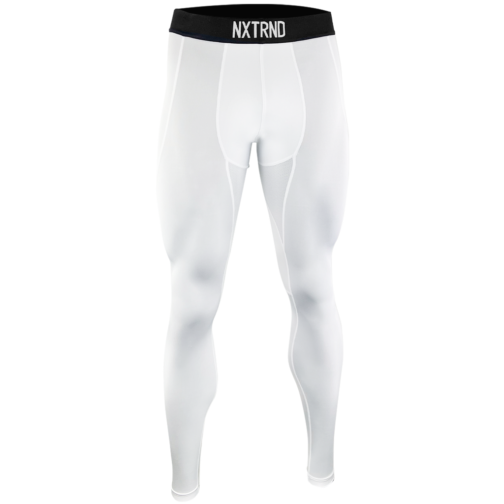 Black and white compression pants online