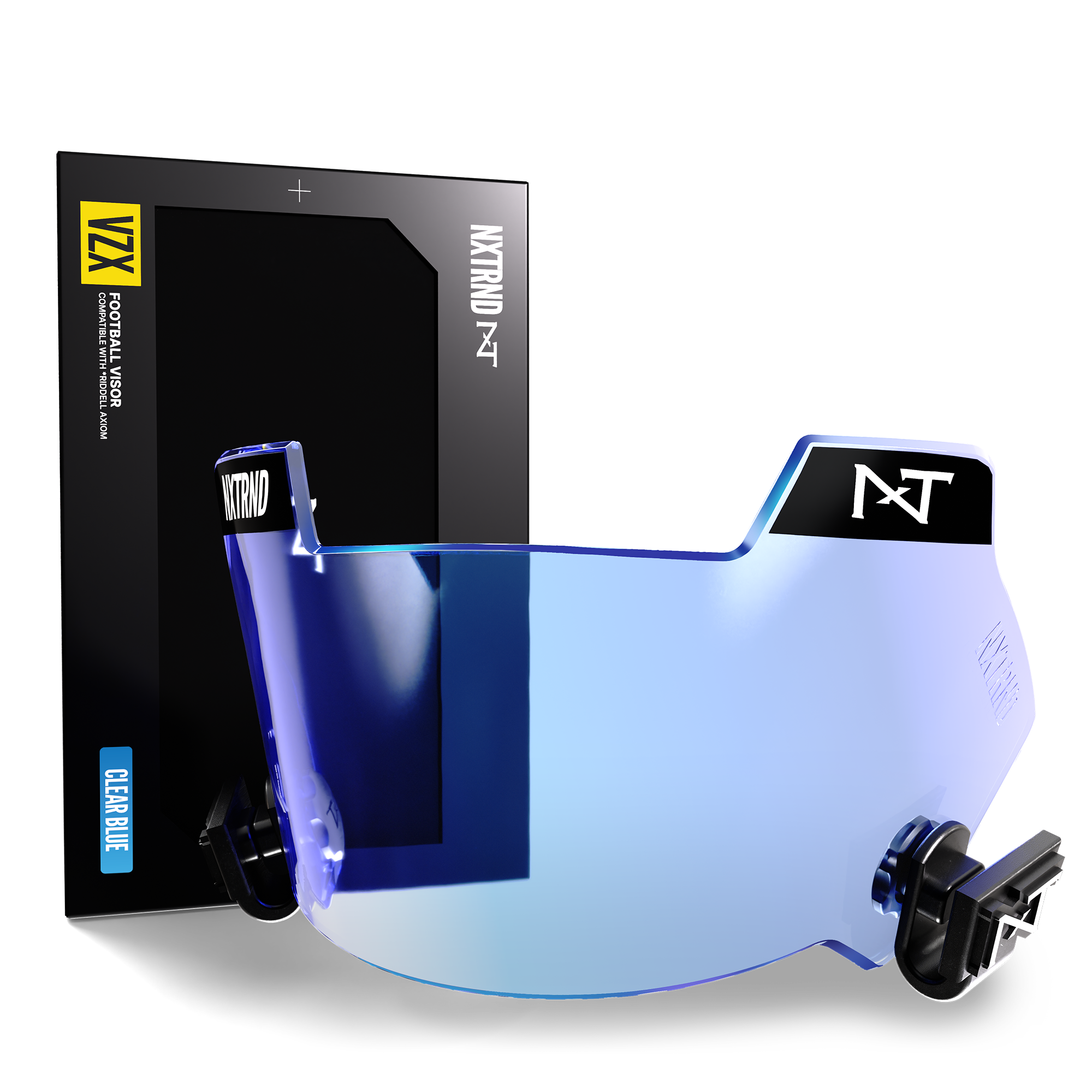 NXTRND VZX Football Visor Clear Blue