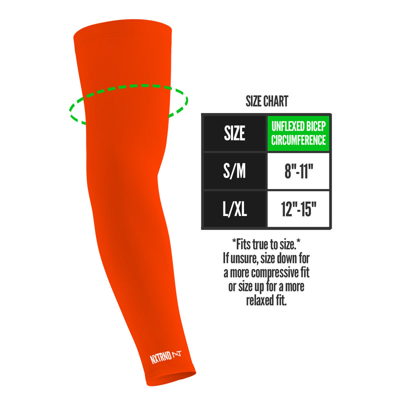 Load image into Gallery viewer, NXTRND AirTek™ Arm Sleeves Orange (1 Pair)
