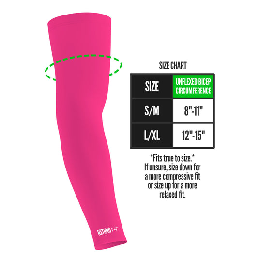 NXTRND AirTek™ Arm Sleeves Pink (1 Pair)