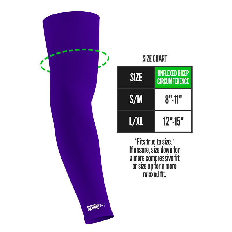 Load image into Gallery viewer, NXTRND AirTek™ Arm Sleeves Purple (1 Pair)
