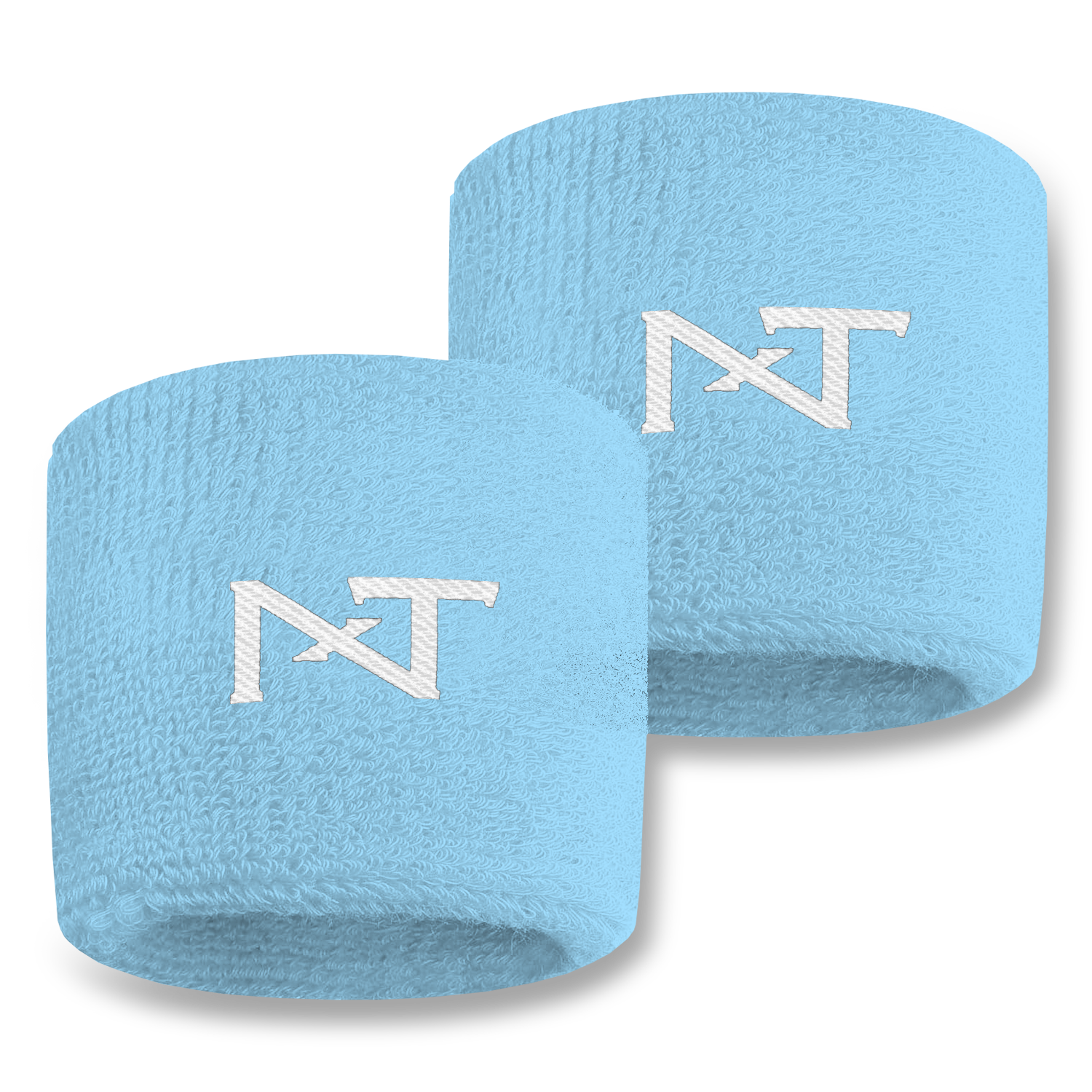 NXTRND Wrist Bands Columbia Blue (1 Pair)