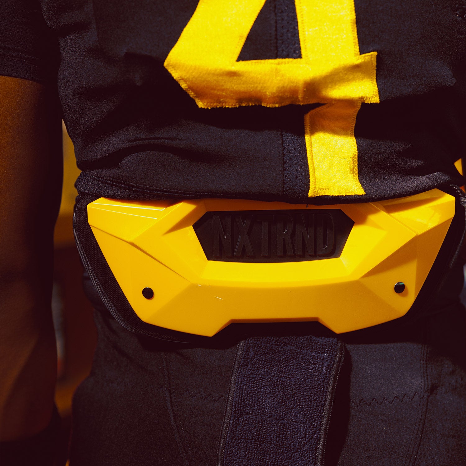 NXTRND B-PLATE® Pro Football Back Plate Yellow