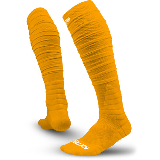 NXTRND XTD® Scrunch Football Socks Yellow