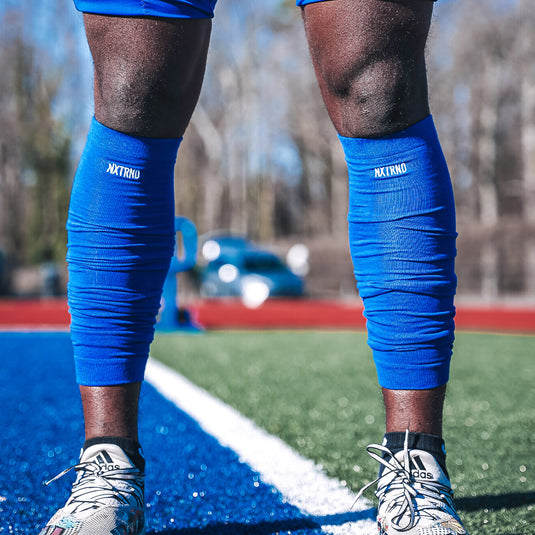 NXTRND Football Leg Sleeves Blue