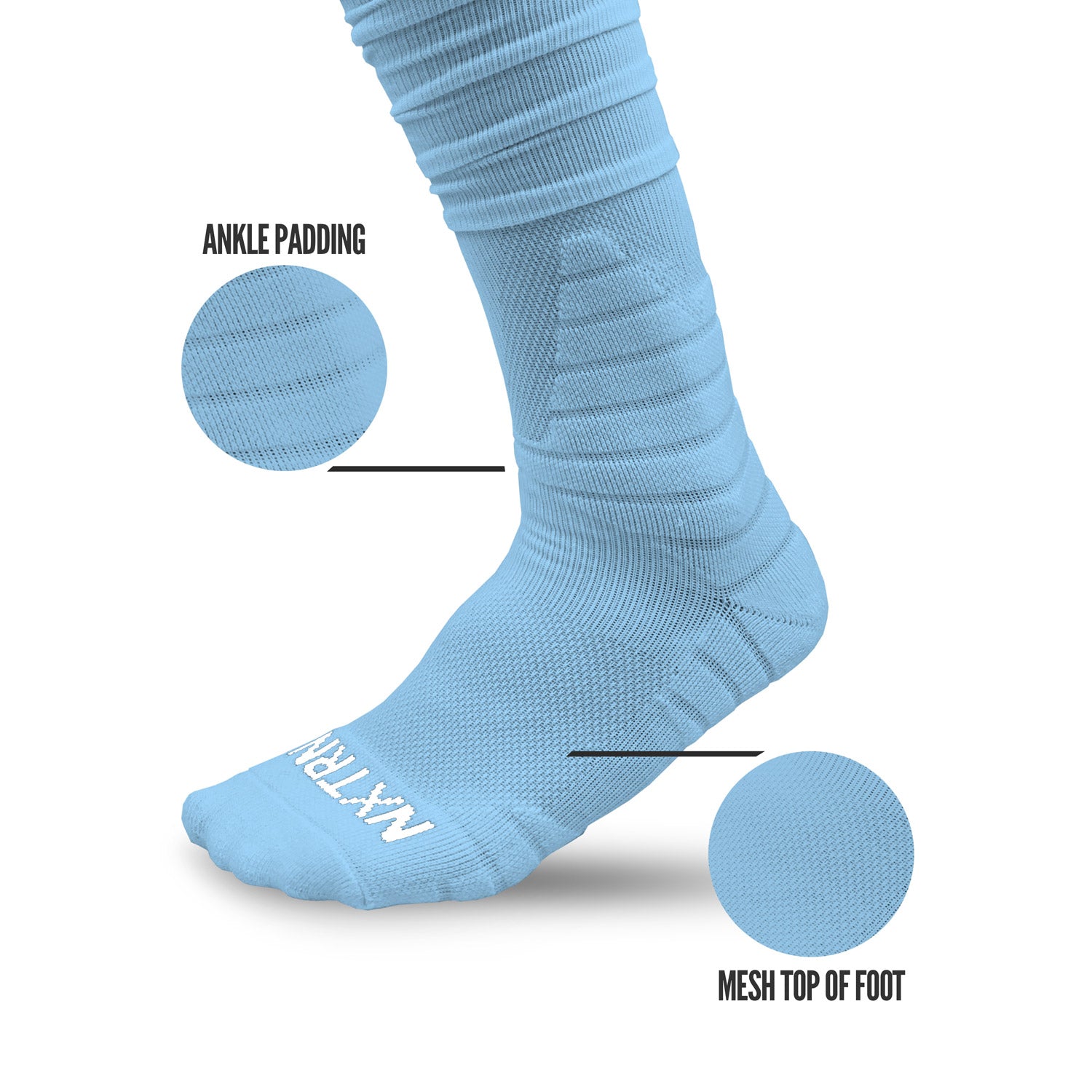 Columbia blue soccer socks hotsell