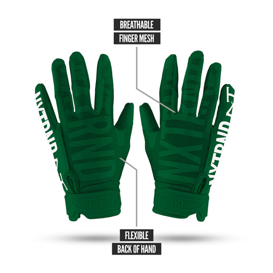 NXTRND G1™ Football Gloves Dark Green