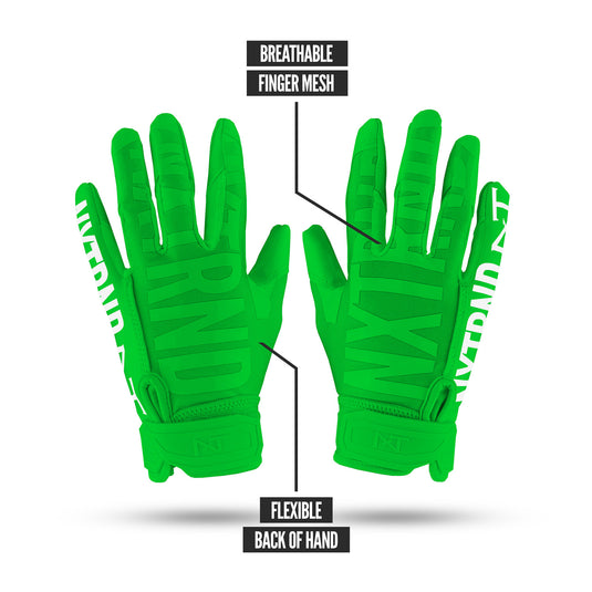 NXTRND G1® Football Gloves Green