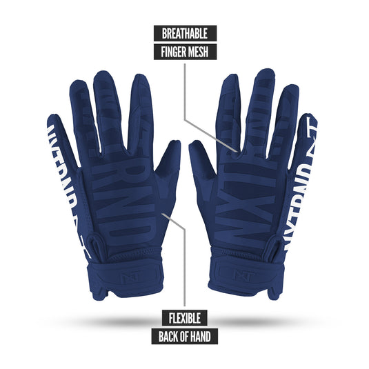 NXTRND G1® Football Gloves Navy Blue