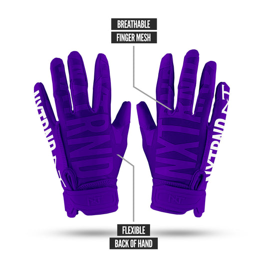NXTRND G1™ Football Gloves Purple