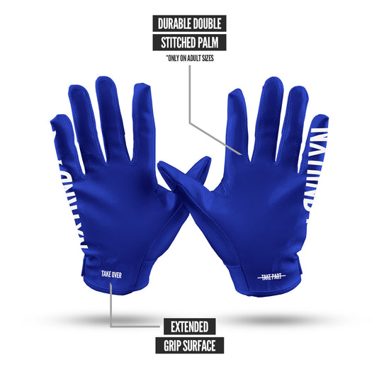 NXTRND G1® Football Gloves Blue
