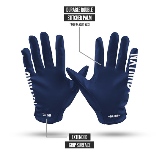 NXTRND G1™ Football Gloves Navy Blue