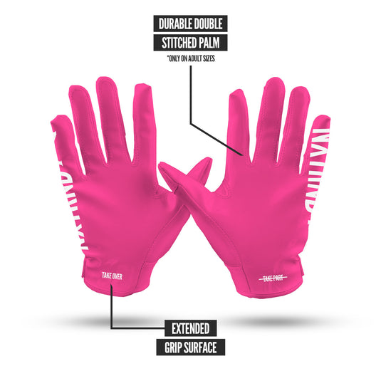 NXTRND G1™ Football Gloves Pink