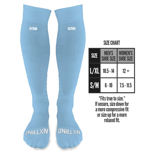 NXTRND OTC Padded Socks Columbia Blue