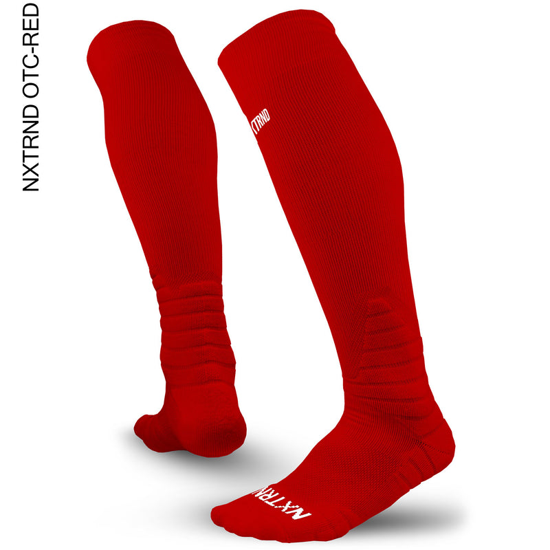 Load image into Gallery viewer, NXTRND OTC Padded Socks Red
