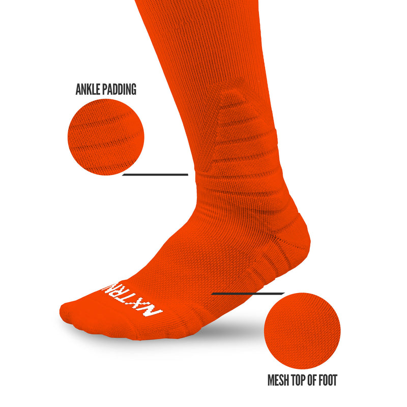 Load image into Gallery viewer, NXTRND OTC Padded Socks Orange
