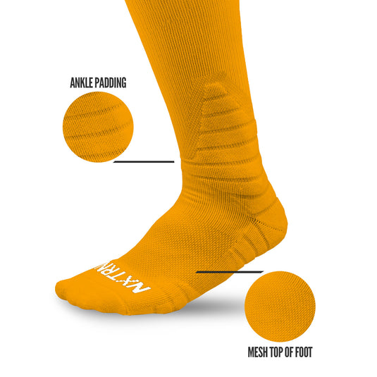 NXTRND OTC Padded Socks Yellow