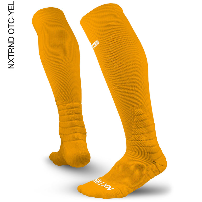 Load image into Gallery viewer, NXTRND OTC Padded Socks Yellow
