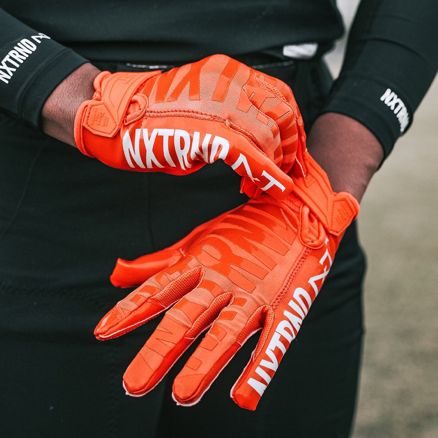 NXTRND G1® Youth Football Gloves Orange