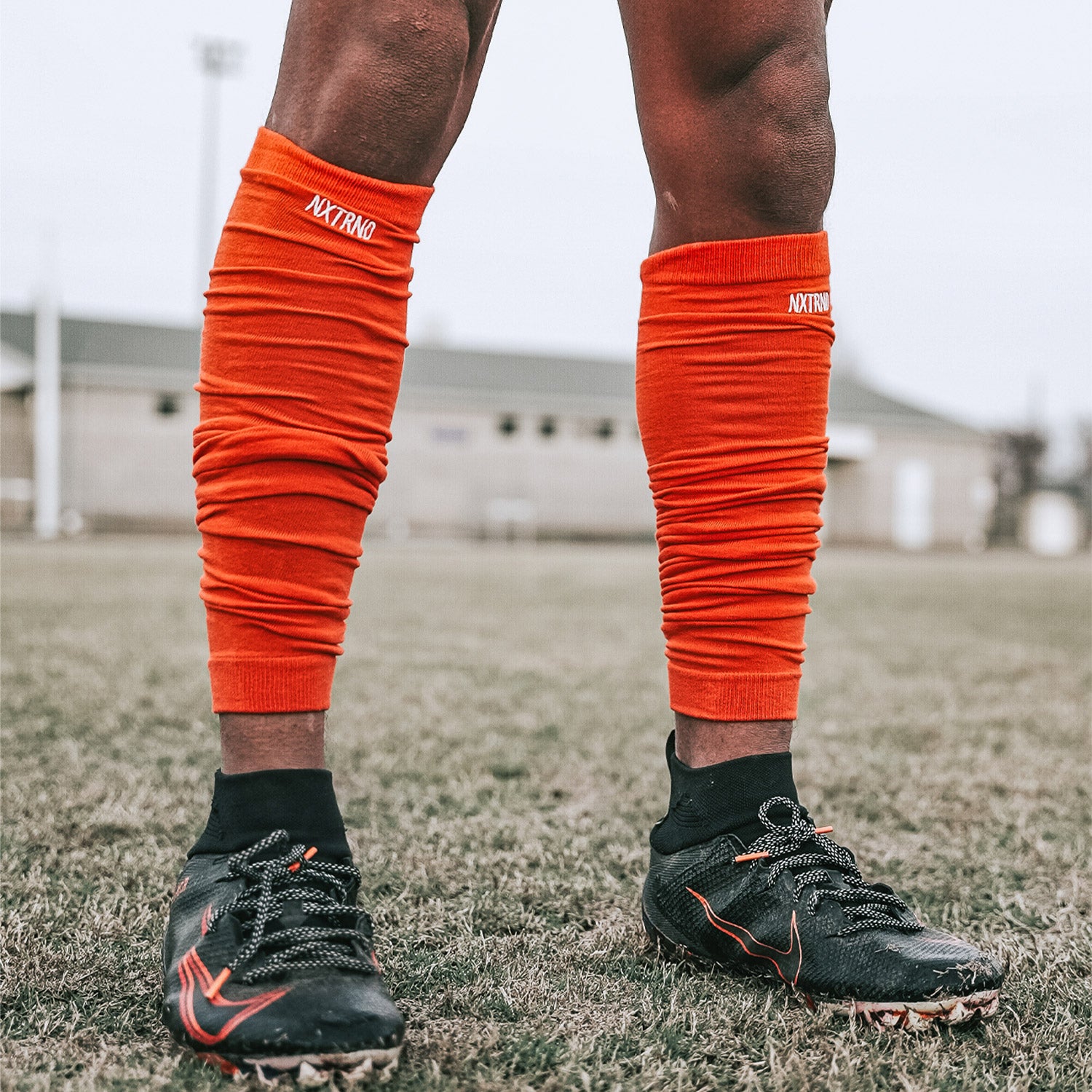 NXTRND Scrunch Football Leg Sleeves Orange