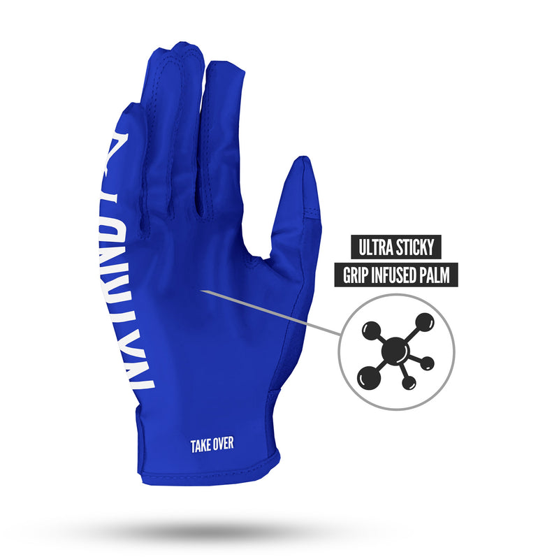 Load image into Gallery viewer, NXTRND G1® Football Gloves Blue

