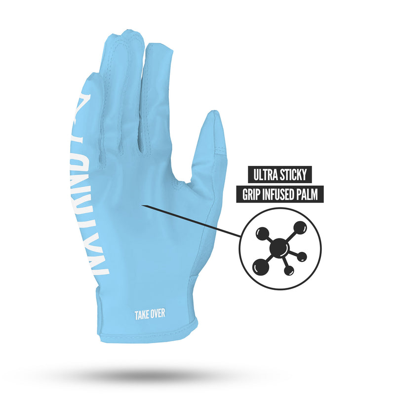 Load image into Gallery viewer, NXTRND G1® Football Gloves Columbia Blue
