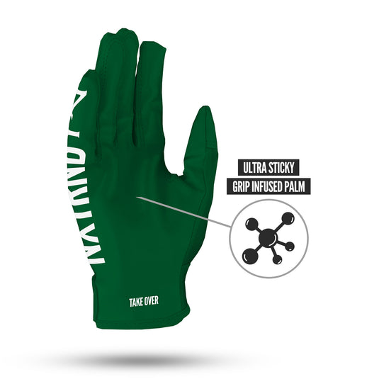 NXTRND G1® Football Gloves Dark Green