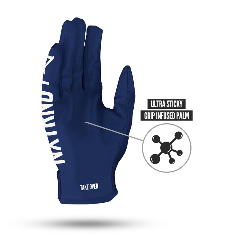 Load image into Gallery viewer, NXTRND G1® Football Gloves Navy Blue
