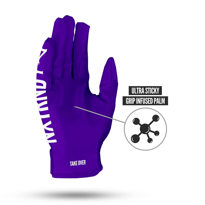 Load image into Gallery viewer, NXTRND G1™ Football Gloves Purple
