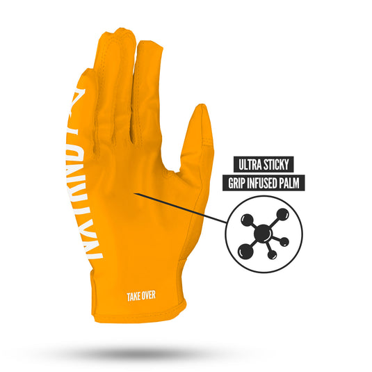NXTRND G1® Football Gloves Yellow
