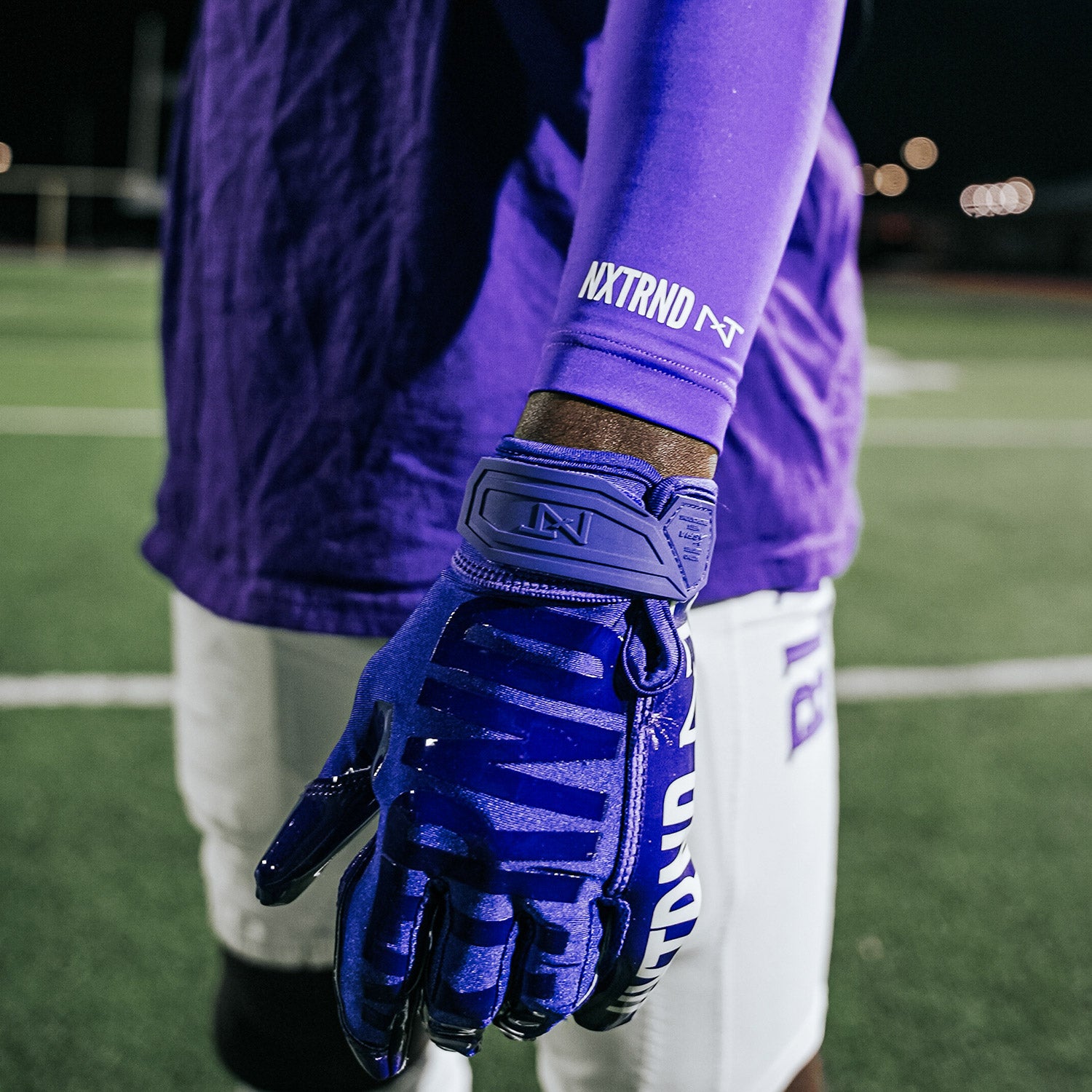 NXTRND G1® Youth Football Gloves Purple