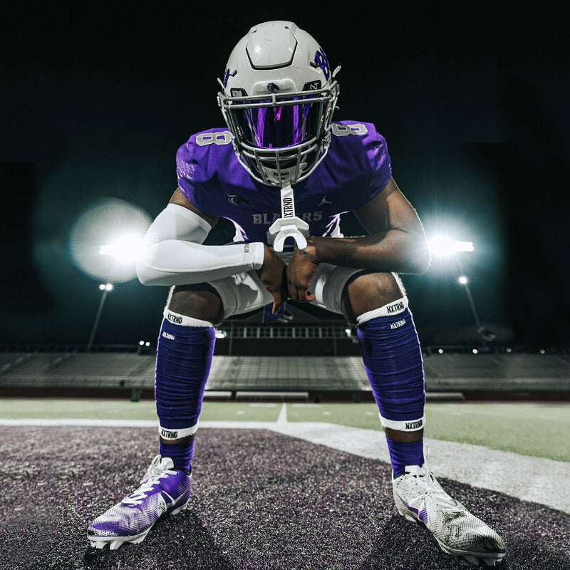 Load image into Gallery viewer, NXTRND Football Leg Sleeves Purple
