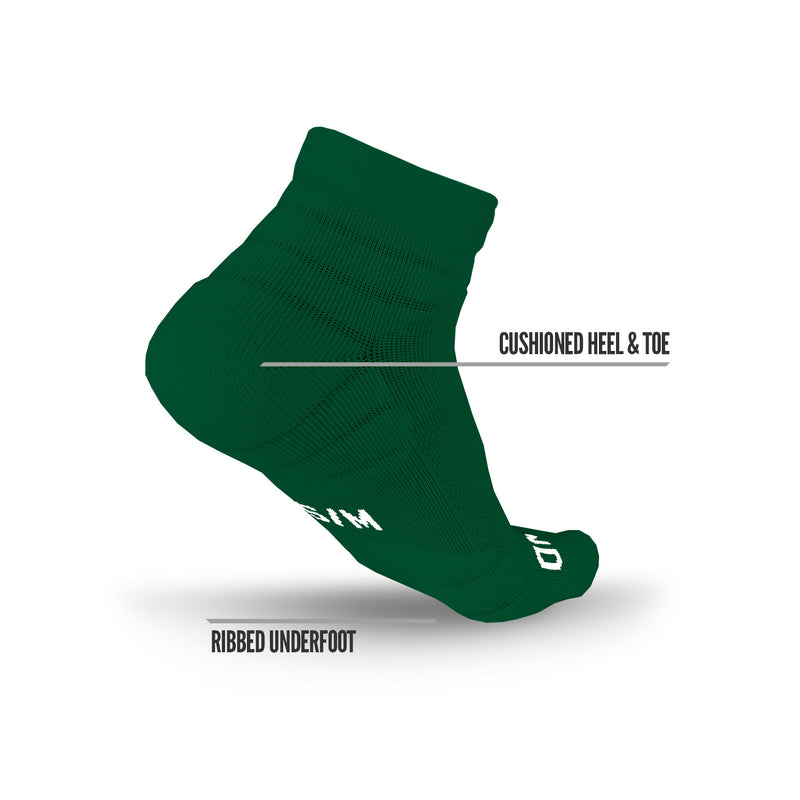 Load image into Gallery viewer, NXTRND Quarter Football Socks Green 3-Pairs
