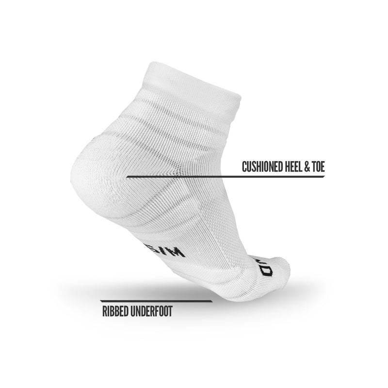 Load image into Gallery viewer, NXTRND Quarter Football Socks White 3-Pairs
