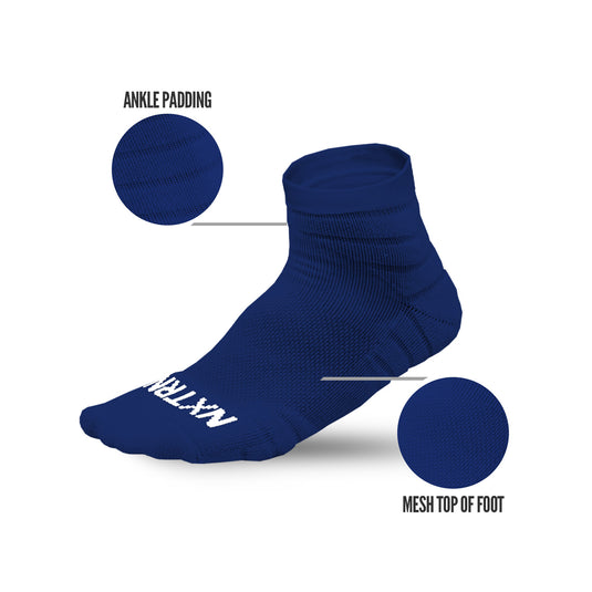 NXTRND Quarter Football Socks Navy Blue 3-Pairs
