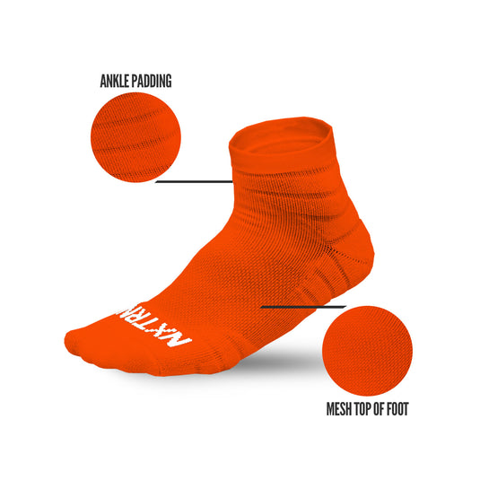 NXTRND Quarter Football Socks Orange 3-Pairs