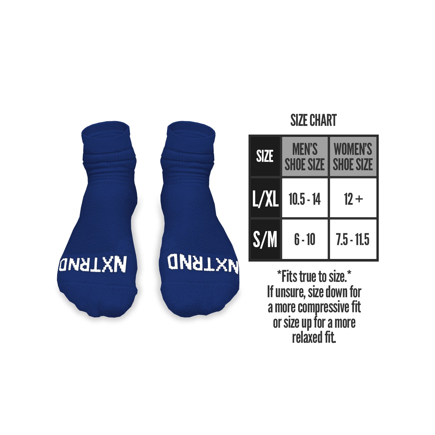 NXTRND Quarter Socks Navy Blue 3-Pairs